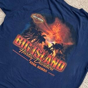 Harley-Davidson Blue Big Island Hawaii Tee